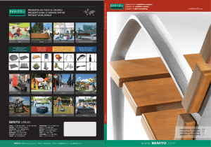Catálogo Mobiliario Urbano
