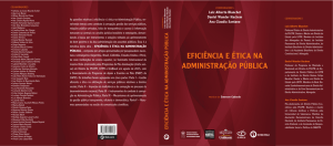 eficiência e ética na administração pública