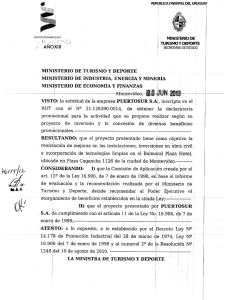 ministerio de industria, energía y mineïría . _ ministerio de