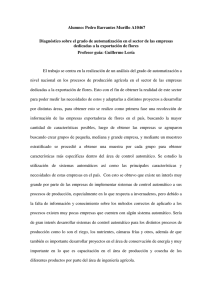 Alumno: Pedro Barrantes Murillo A10467 Diagnóstico sobre el