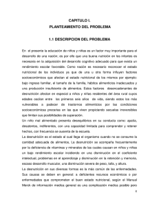CAPITULO I. PLANTEAMIENTO DEL PROBLEMA 1.1