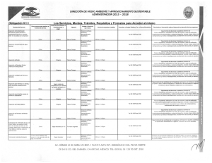 Dirección de Medio Ambiente y Aprovechamiento Sustentable