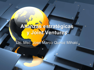 Alianzas y Joint Ventures