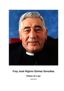 Fray José Higinio Gómez González Obispo de