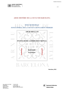 arxiu històric de la ciutat de barcelona fons municipals fons consell