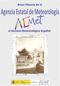 Breve historia de AEMET - Agencia Estatal de Meteorología