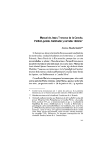 Manuel de Jesús Troncoso de la Concha. Político, jurista