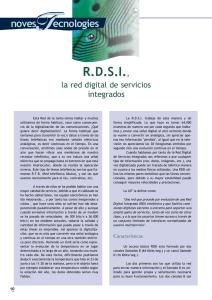 Rdsi, la red digital de servicios integrados