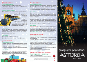 Domingo 3 de enero - Ayuntamiento de Astorga