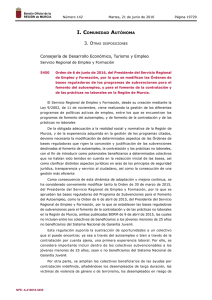 Orden de 6 de junio de 2016 - Boletín Oficial de la Región de Murcia