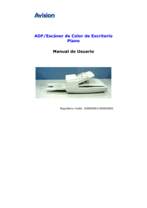 ADF/Escáner de Color de Escritorio Plano Manual de