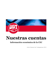 Nuestras Cuentas - Información económica de la CEC
