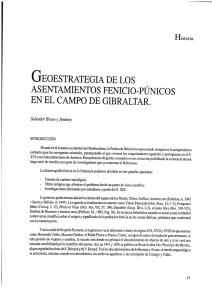 "Geoestrategia de los asentamientos fenicio