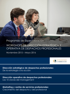 Descargar el PDF informativo - Centro de Estudios Garrigues