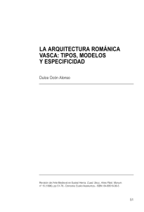 La arquitectura románica vasca : tipos, modelos y especificidad. IN