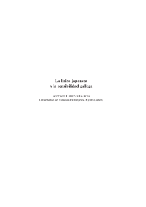 La lírica japonesa y la sensibilidad gallega