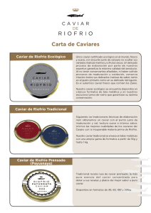 DE FRIO - Caviar de Riofrio