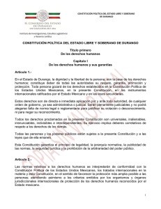 CONSTITUCIÓN POLÍTICA DEL ESTADO LIBRE Y SOBERANO DE