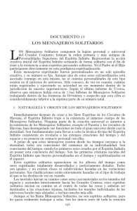 LOS MENSAJEROS SOLITARIOS - Asociación Urantia de España