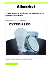 Zytech ampliará su fábrica para abastecer la demanda americana