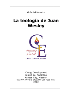 La teología de Juan Wesley