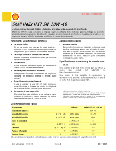 Shell Lubricantes (TDS)