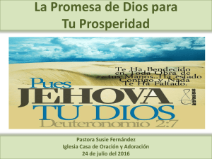 La Promesa de Dios para Tu Prosperidad