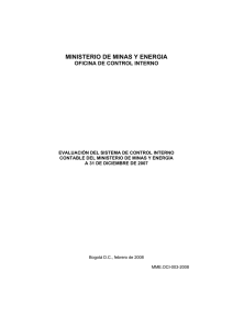 ministerio de minas y energia - Ministerio de Minas y Energía