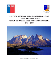 Política Regional para el Desarrollo de Localidades Aisladas