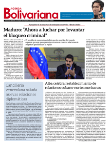 Maduro: “Ahora a luchar por levantar el bloqueo criminal”