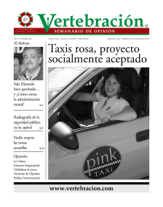 Taxis rosa, proyecto socialmente aceptado