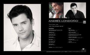65e Curriculum - Andres Londono
