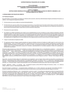 Numeral 3.6 - Superintendencia Financiera de Colombia