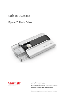 GUÍA DE USUARIO iXpand™ Flash Drive