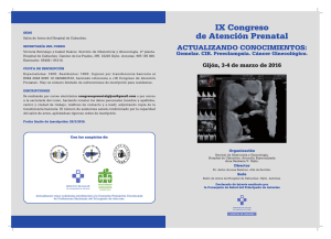 Diptico IX Congreso prenatal