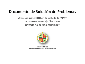 Documento de Solución de Problemas