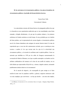 1 De los entremeses de circunstancias políticas a las