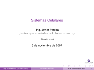 Sistemas Celulares