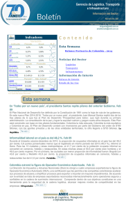 Boletín 02-202. Balance Sector Portuario de Colombia 2014