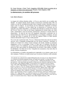 La democracia y la sombra del proceso