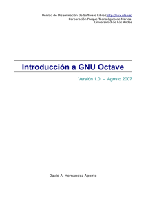 Introducción a GNU Octave - Servidor de software libre de la