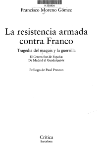 La resistencia armada contra Franco
