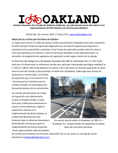 Noticias bianuales de la Ciudad de Oakland, California, con