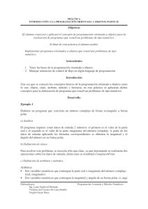 Objetivos El alumno conocerá y aplicará el concepto de