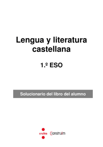 Lengua y literatura castellana