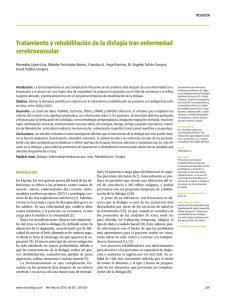 Tratamiento y rehabilitación de la disfagia tras enfermedad