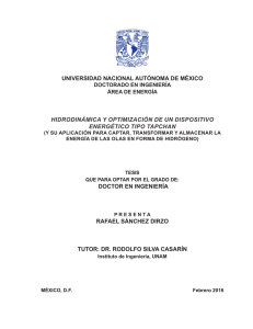 universidad nacional autónoma de méxico hidrodinámica y