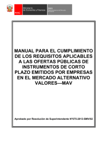 manual para el cumplimiento de los requisitos aplicables a