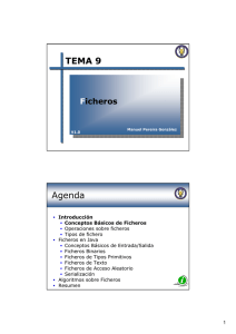 TEMA 9 Agenda