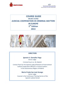 course guide - Poder Judicial